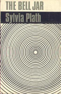 Book cover of The Bell Jar, featuring concentric circles