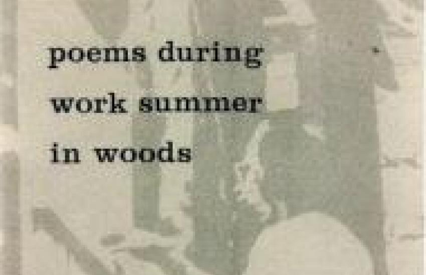Dust Jacket: Sad Dust Glories: Poems During Work Summer in Woods