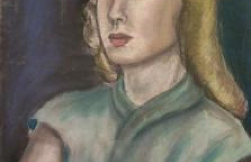A Self-Portrait of Sylvia Plath from the early 1950's